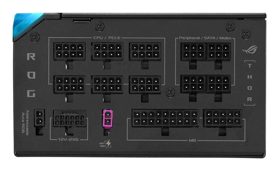 EAN 4711636457866 - ASUS ROG -THOR-1000P3-GAMING-E unidad de fuente de alimentación 1000 W 20+4 pin ATX ATX Negro imagen 5
