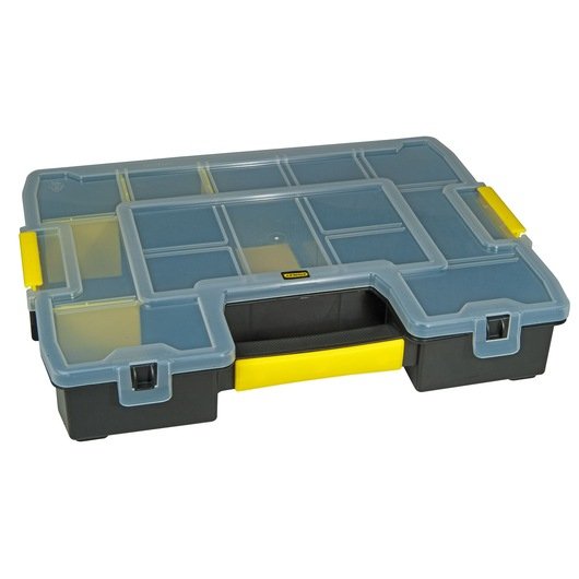 EAN 3253561974830 - Stanley 1-97-483 pieza pequeña y caja de herramientas Caja para piezas pequeñas Nylon Negro, Transparente imagen 5