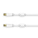EAN 4047443433879 - Hama 00205245 cable coaxial 0,75 m Blanco imagen 2