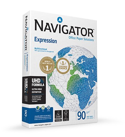 EAN 5602024005013 - Navigator Expression papel para impresora de inyección de tinta A4 (210x297 mm) 500 hojas Blanco imagen 1