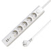 EAN 5715063467589 - Microconnect MC-GRU00515WS-USB base múltiple 1,5 m 5 salidas AC Interior Blanco imagen 1
