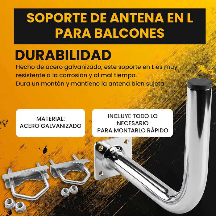 EAN 5902560366792 - Extralink L300 BALCONY HANDLE MOUNT WITH U-BOLTS M8 imagen 10