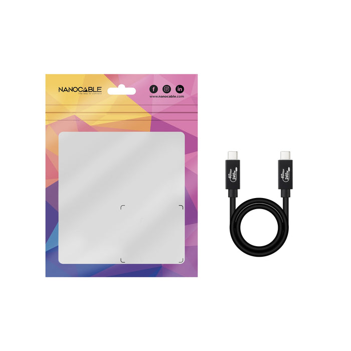 EAN 8433281014428 - Nanocable 10.01.5002 cable USB USB4 Gen 3x2 1,8 m USB C imagen 3