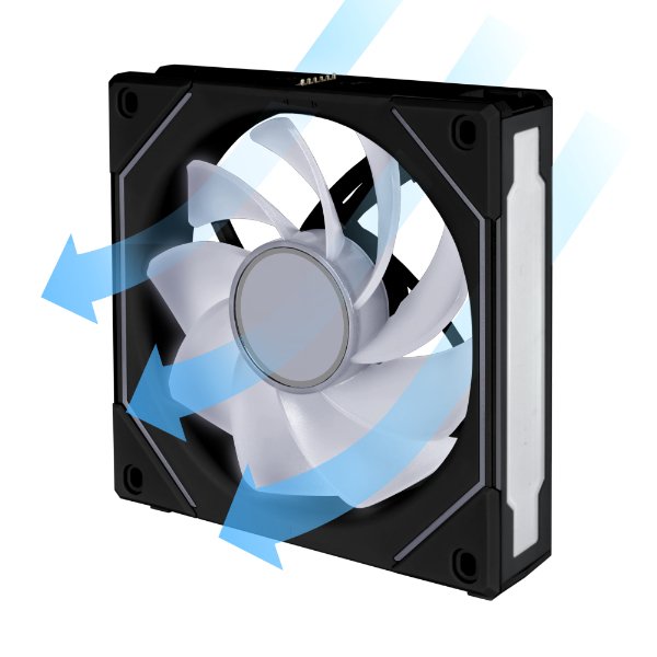 EAN 840353045637 - Lian Li 14RSLIN1B sistema de refrigeración para ordenador Carcasa del ordenador Ventilador 14 cm Negro imagen 5