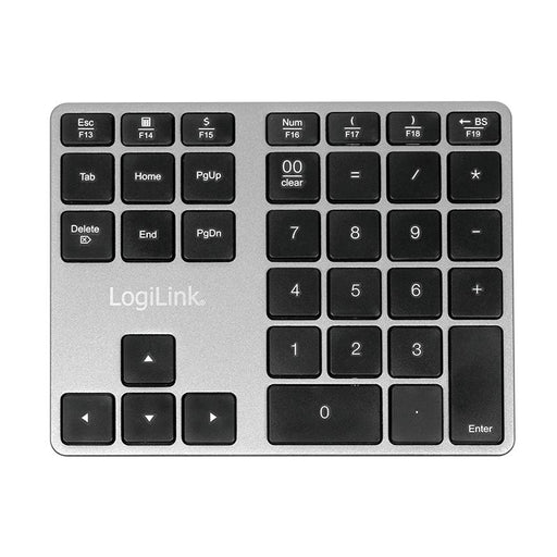 EAN 4052792054224 - LogiLink ID0187 teclado numérico Universal Bluetooth Aluminio, Negro imagen 2