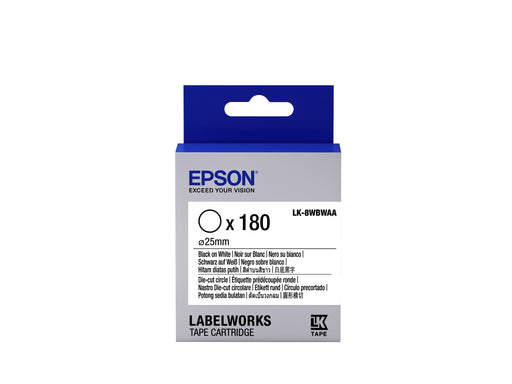 EAN 8715946611808 - Epson LK-8WBWAA cinta para impresora de etiquetas Negro sobre blanco imagen 1