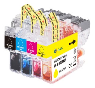 EAN 6942383156711 - G&G NP-B-0421XBKCMY cartucho de tinta 1 pieza(s) Compatible Negro, Cian, Magenta, Amarillo imagen 2