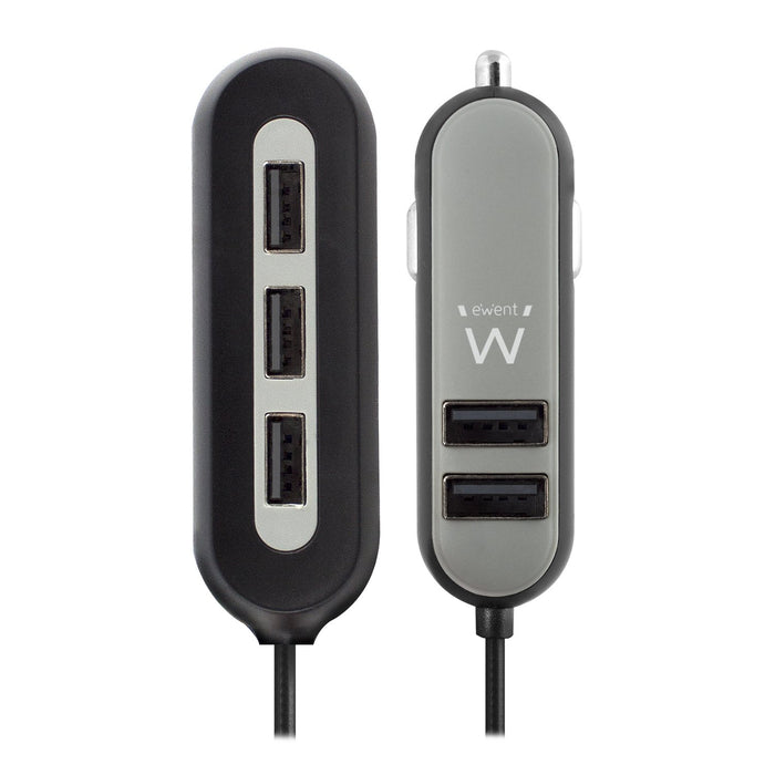 EAN 8054392613968 - Ewent EW1355 cargador de dispositivo móvil Universal Negro, Gris Encendedor de cigarrillos Auto imagen 1