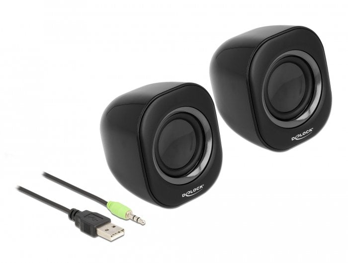 EAN 4043619270026 - DeLOCK 27002 altavoz Negro, Gris Alámbrico 2 W imagen 1