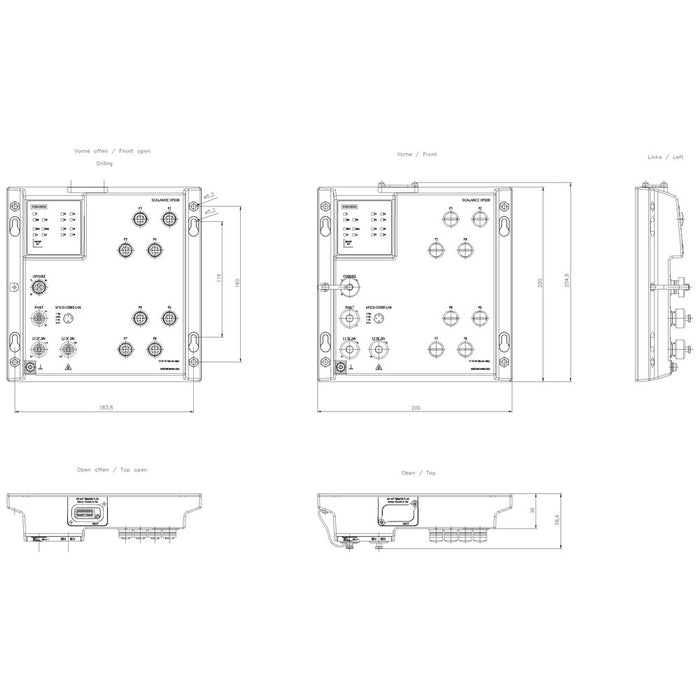 EAN 4047622394182 - Siemens 6GK5208-0HA00-2AS6 switch Gestionado imagen 6