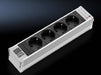 EAN 4028177402553 - Rittal DK 7856.100 base múltiple 4 salidas AC Interior Aluminio, Negro imagen 1