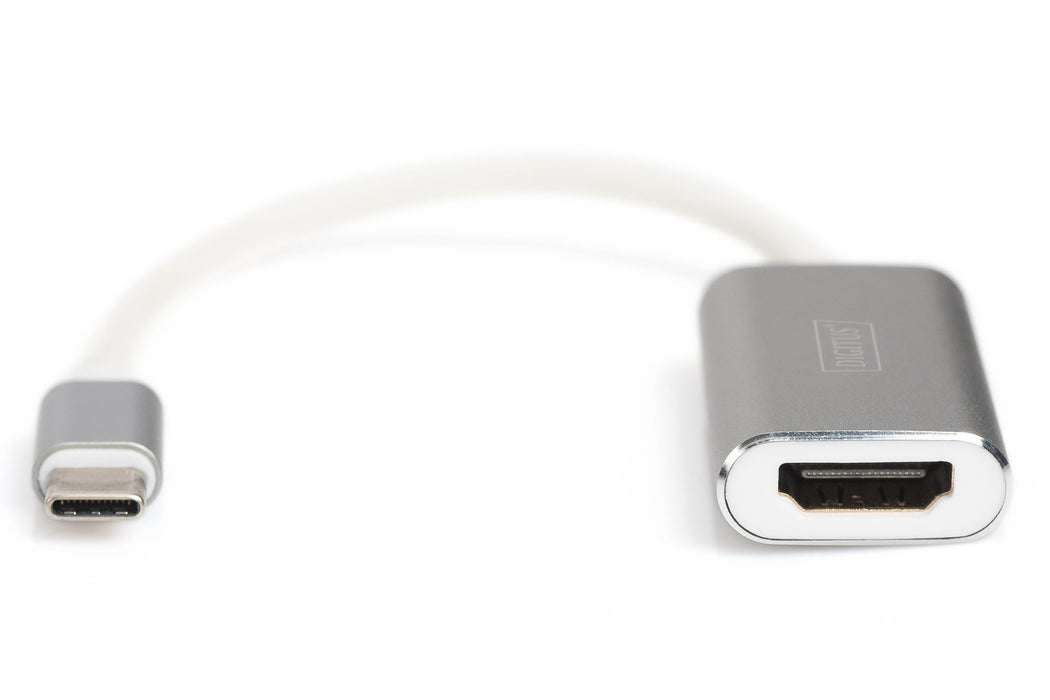 EAN 4016032385950 - Digitus DA-70836 adaptador de cable de vídeo 0,2 m USB Tipo C Plata imagen 4