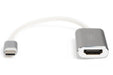 EAN 4016032385950 - Digitus DA-70836 adaptador de cable de vídeo 0,2 m USB Tipo C Plata imagen 4