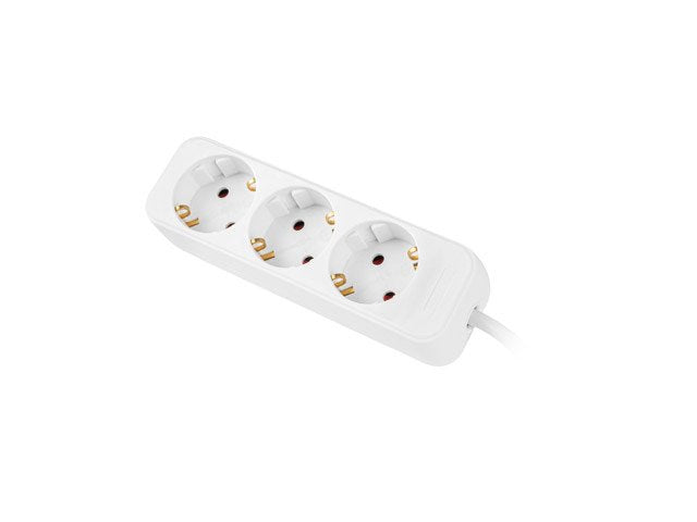 EAN 5901969429244 - Lanberg PS0-03F-0150-W base múltiple 1,5 m 3 salidas AC Interior Blanco imagen 1
