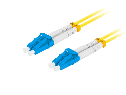 EAN 5901969433098 - Lanberg FO-LULU-SD11-0050-YE Cable de fibra óptica e InfiniBand 5 m LC Amarillo imagen 2