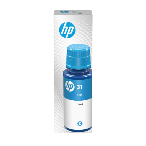 EAN 0191628349487 - HP 31 70ml Cyan Original Bottled Ink Cartridge for Smart Tank SeriesPrinters imagen 1