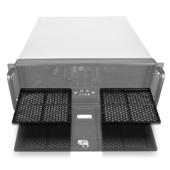 EAN 4710007226834 - Silverstone RM400 Estante Negro, Gris imagen 18