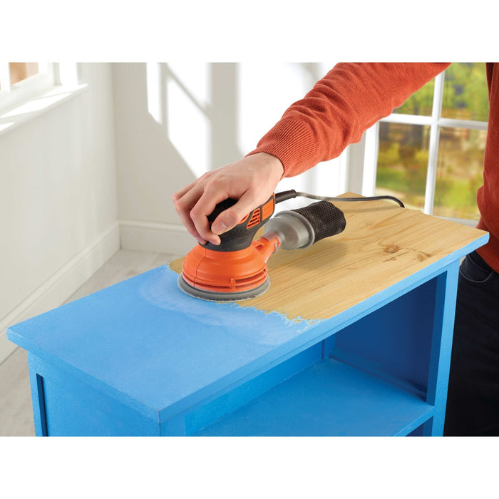 EAN 5035048561379 - Black & Decker KA199-QS lijadora portátil Lijadora excéntrica 14000 RPM Negro, Naranja 240 W imagen 3