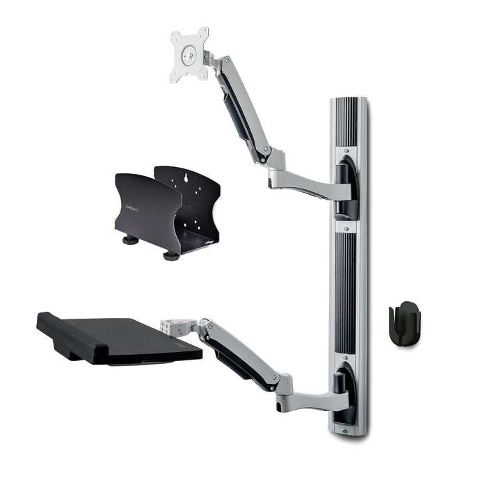 EAN 0065030899475 - StarTech.com 2PASTSC-WALL-MOUNT estacion de trabajo sentado o de pie imagen 1