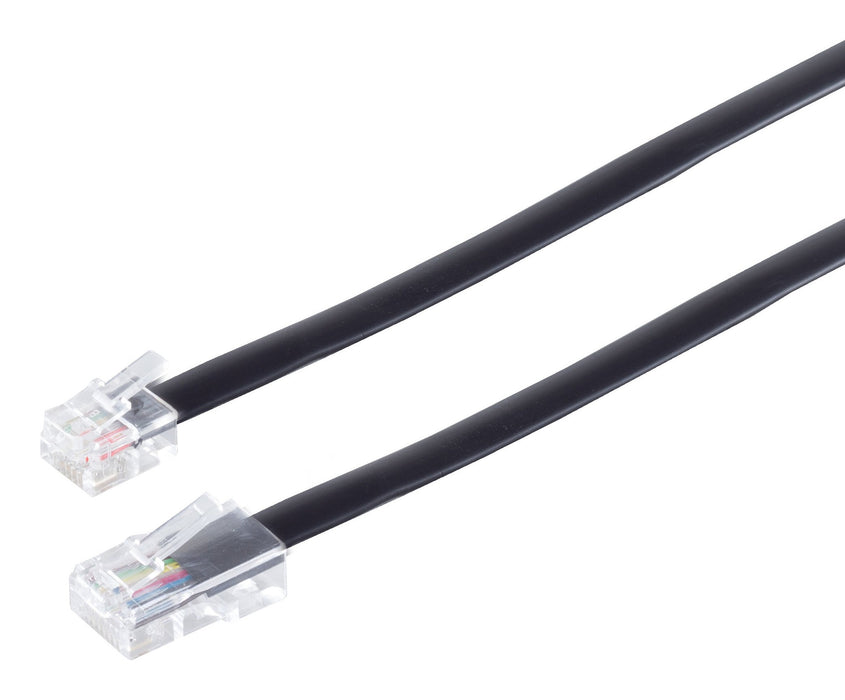 EAN 4017538007346 - S/CONN maximum connectivity 70230-8/8 cable telefónico 10 m Negro, Transparente imagen 1