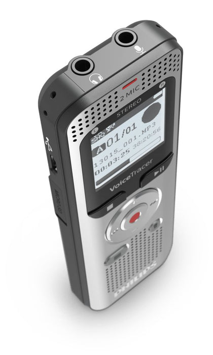 EAN 0855971006342 - Philips Voice Tracer DVT2050/00 dictáfono Tarjeta flash Plata imagen 3