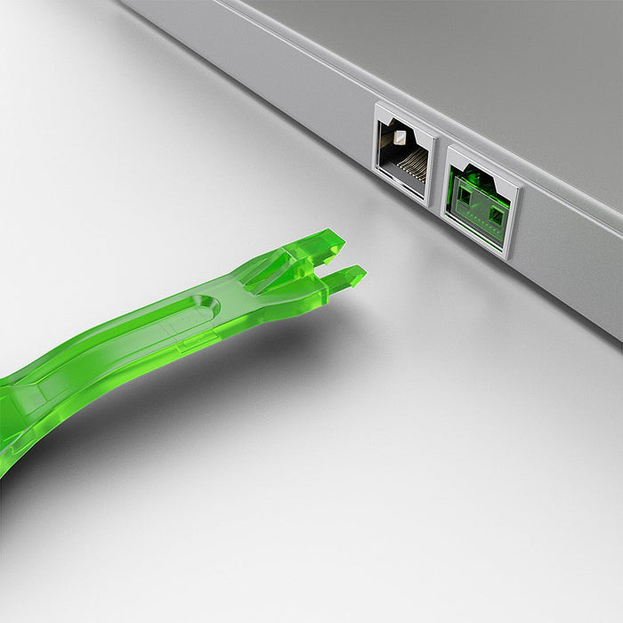 EAN 4002888404723 - Lindy 40472 bloqueador de puerto Bloqueador de puerto + clave RJ-45 Verde Acrilonitrilo butadieno estiren imagen 4