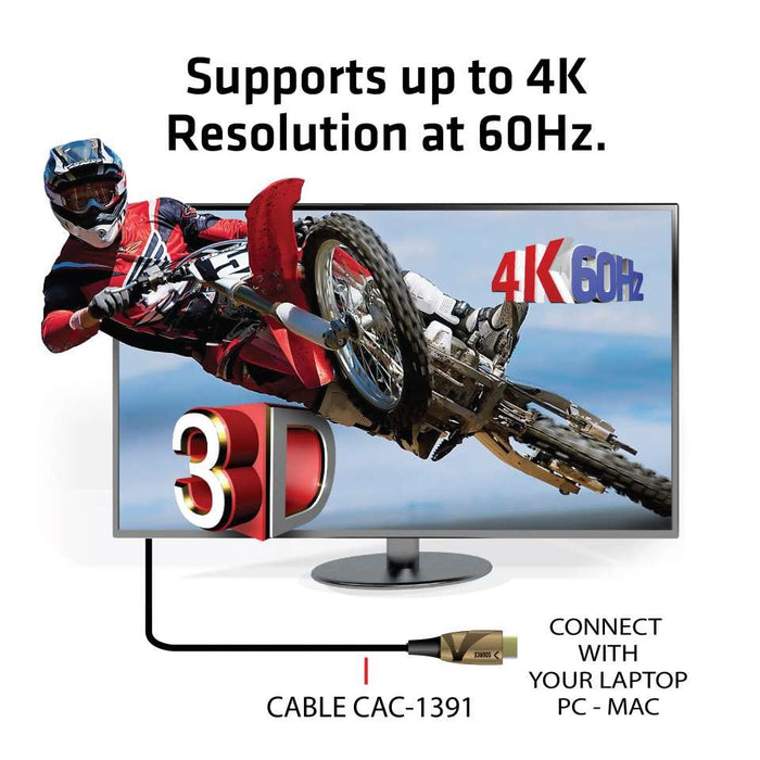 EAN 8719214471088 - CLUB3D CAC-1391 cable HDMI 50 m HDMI tipo A (Estándar) Negro, Bronce imagen 5