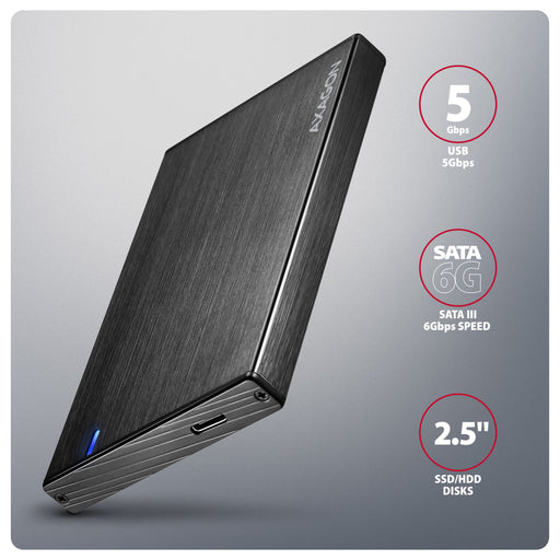 EAN 8595247908919 - Axagon Carcasa de disco duro/SSD Negro 2.5" imagen 2