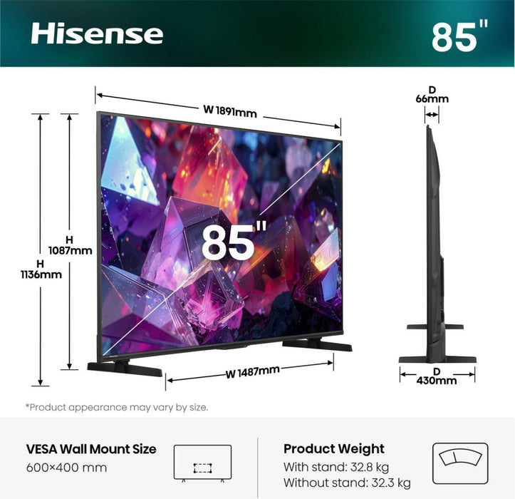 EAN 6942351436074 - Hisense 20018344 Televisor imagen 2