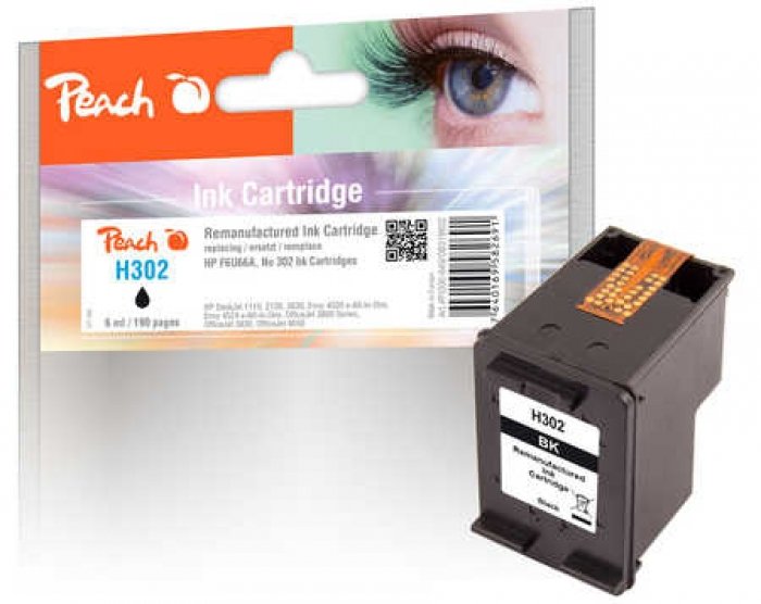 EAN 7640169582691 - Peach 319602 cartucho de tinta Compatible Negro imagen 1