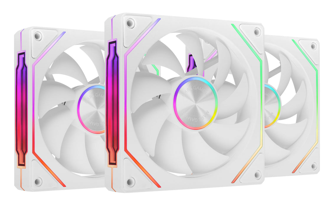 EAN 8435693111337 - Mars Gaming MF-LINKFINITYKIT2W Carcasa del ordenador Ventilador 12 cm Blanco 3 pieza(s) imagen 5