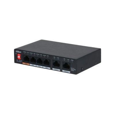 EAN 6923172523235 - Dahua Technology PFS3006-4GT-60-V2 Gigabit Ethernet (10/100/1000) Energía sobre Ethernet (PoE) Negro imagen 1