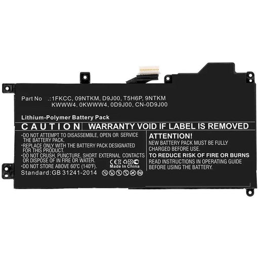 EAN 5715063326480 - CoreParts MBXDE-BA0280 refacción para laptop Batería imagen 1