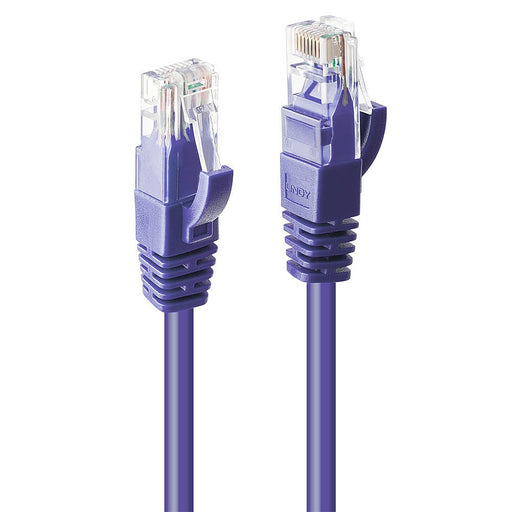 EAN 4002888481212 - Lindy 48121 cable de red Púrpura 0,5 m Cat6 U/UTP (UTP) imagen 1