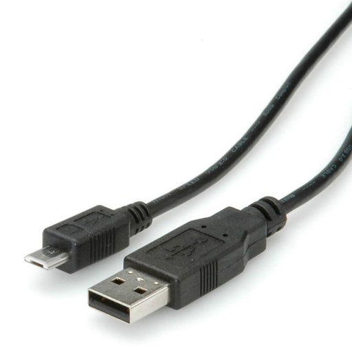 EAN 7611990193837 - ROLINE 11.02.8754 cable USB USB 2.0 0,8 m USB A Micro-USB B Negro imagen 1