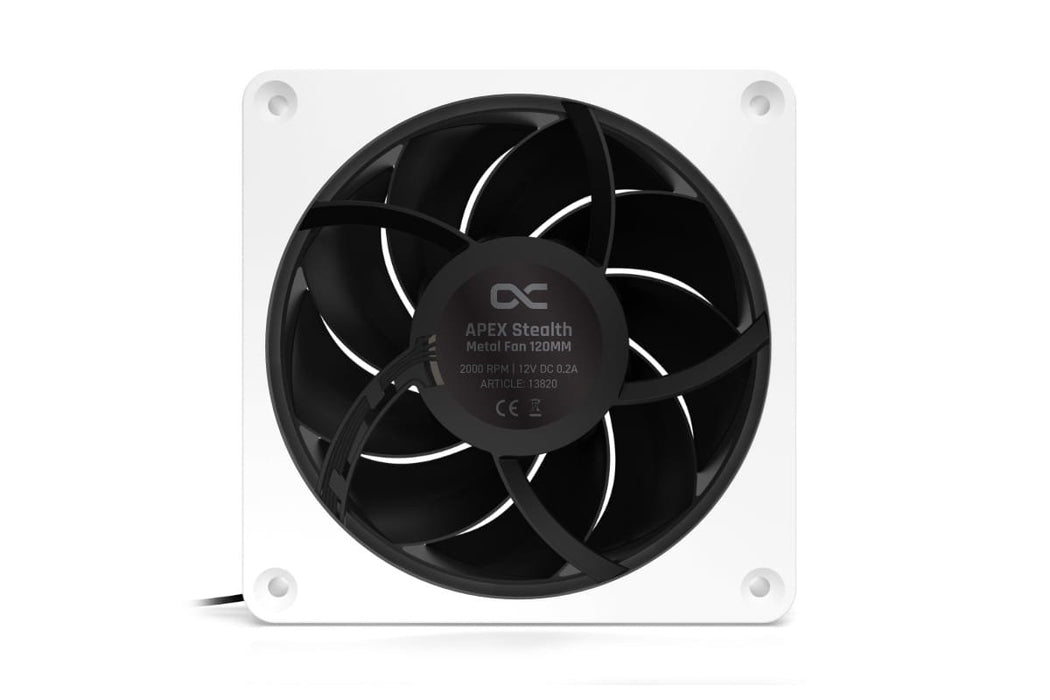 EAN 4250197138208 - Alphacool Apex Stealth Metall Carcasa del ordenador Ventilador 12 cm Blanco 1 pieza(s) imagen 3