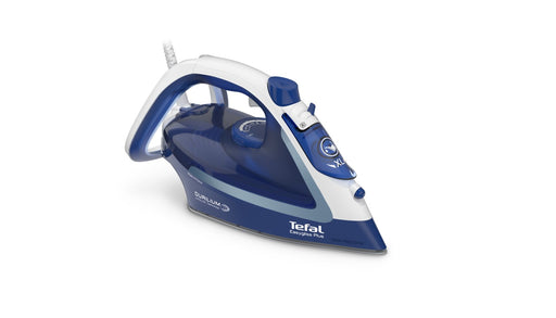 EAN 3121040074534 - Tefal EasyGliss Plus FV5735 plancha Plancha vapor-seco Suela de Durilium 2500 W Azul, Blanco imagen 1