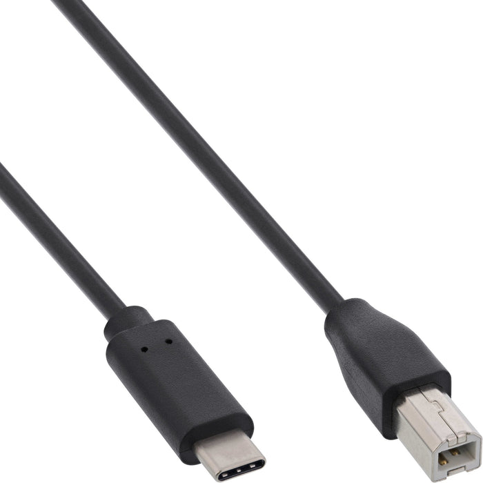 EAN 4043718249992 - InLine 35761 cable USB USB 2.0 1 m USB C USB B 0,48 Gbit/s Negro imagen 1