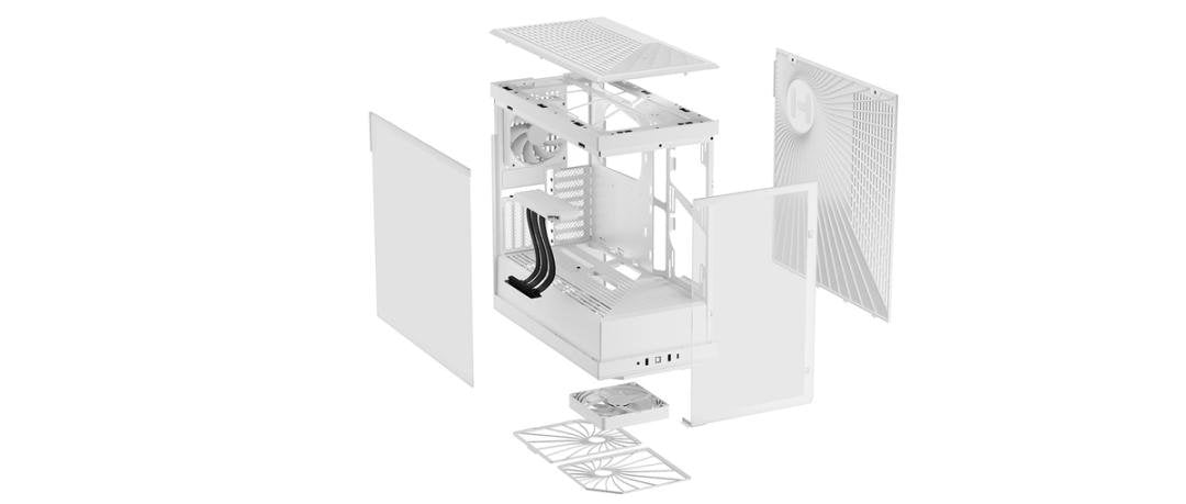 EAN 1220000350502 - HYTE Y40 Midi Tower Blanco imagen 7