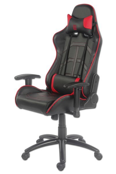 EAN 4260070125188 - LC-Power LC-GC-1 silla para videojuegos Silla para videojuegos de PC Negro, Rojo imagen 3