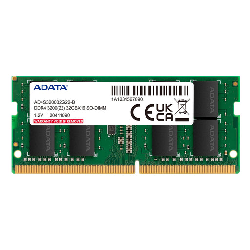 EAN 4711085932655 - ADATA AD4S32008G22-DTGN módulo de memoria 16 GB 2 x 8 GB DDR4 260-pin SO-DIMM imagen 1