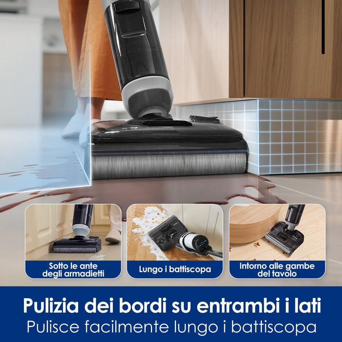 EAN 6932485006434 - Tineco FloorOne i5 Stretch PLUS Aspiradora vertical Batería Seca y húmeda Sin bolsa Gris 2,5 Ah imagen 7