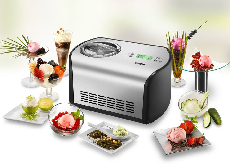 EAN 4011689488658 - Unold 48865 máquina para helados Compresor de helados 1,2 L 135 W Negro, Acero inoxidable imagen 8