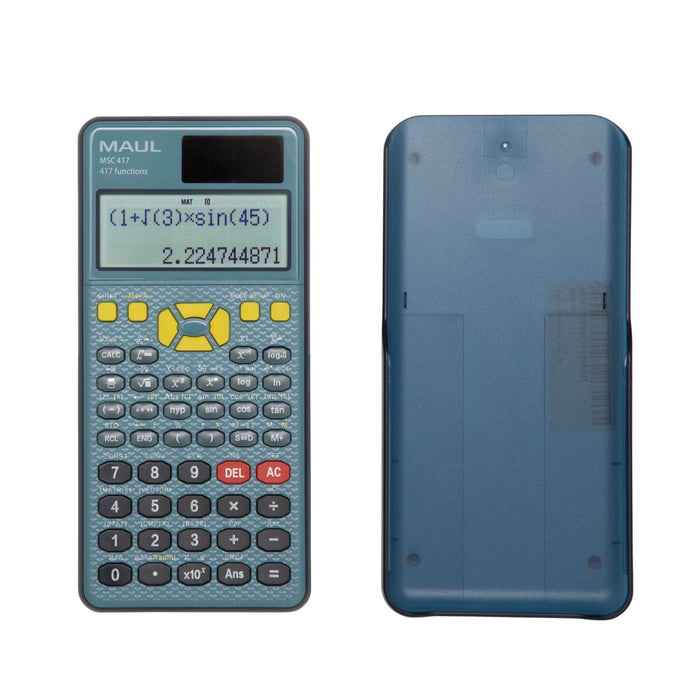 EAN 4002390094719 - MAUL MSC 417 calculadora Bolsillo Calculadora científica Negro, Azul imagen 3