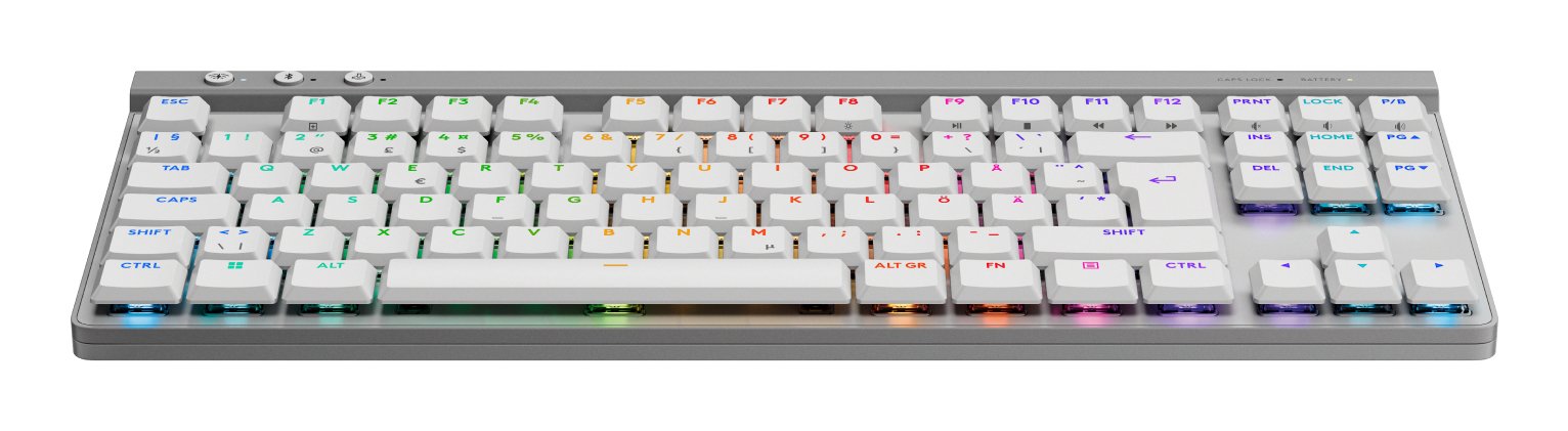 EAN 5099206119819 - Logitech G 920-012551 teclado Juego RF Wireless + Bluetooth QWERTY Nórdico Blanco imagen 4