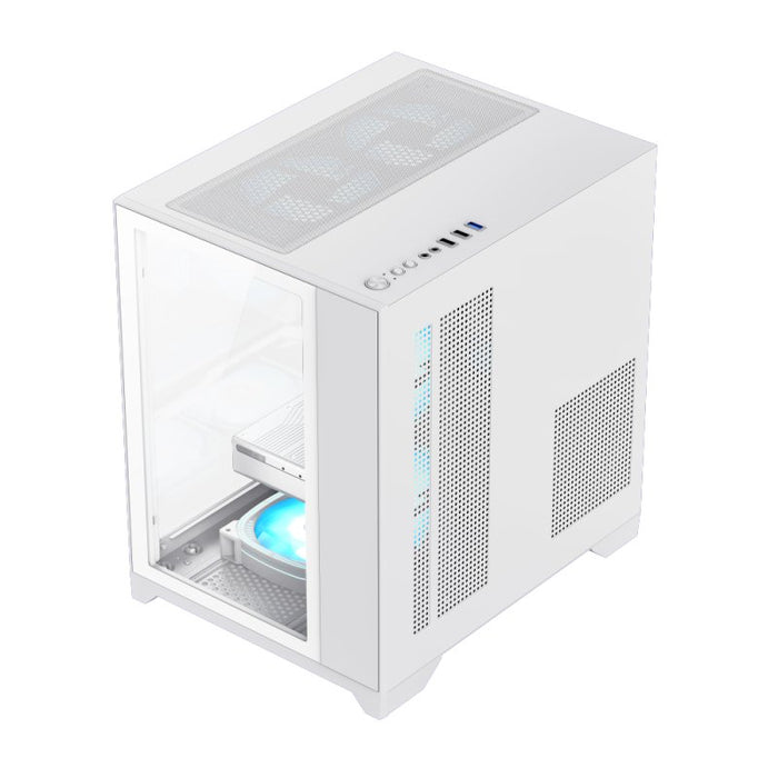 EAN 6931858775366 - GameMax Infinity Mini WH Micro Torre Blanco imagen 4