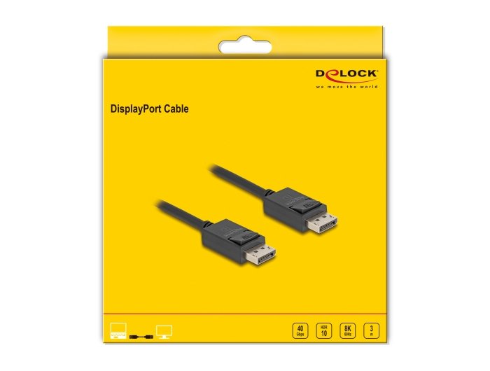 EAN 4043619804948 - DeLOCK 80494 cable DisplayPort Negro imagen 2