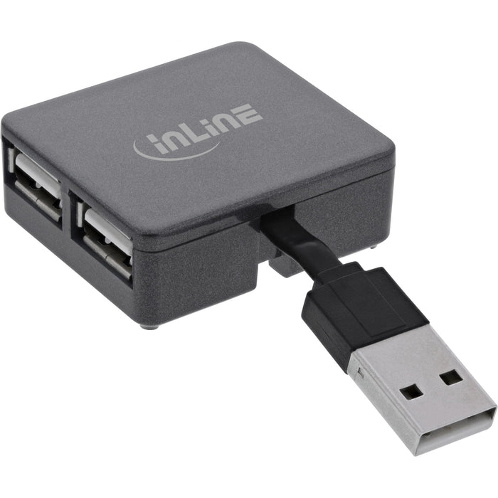 EAN 4043718315512 - InLine 33293L hub de interfaz USB 2.0 Type-A 480 Mbit/s Negro imagen 1