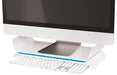 EAN 4002432120208 - Leitz 65040036 soporte para monitor 68,6 cm (27") Escritorio Azul, Blanco imagen 3