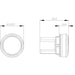 EAN 4011209946361 - Siemens 3SU1001-6AA20-0AA0 indicador de luz para alarma Rojo imagen 4